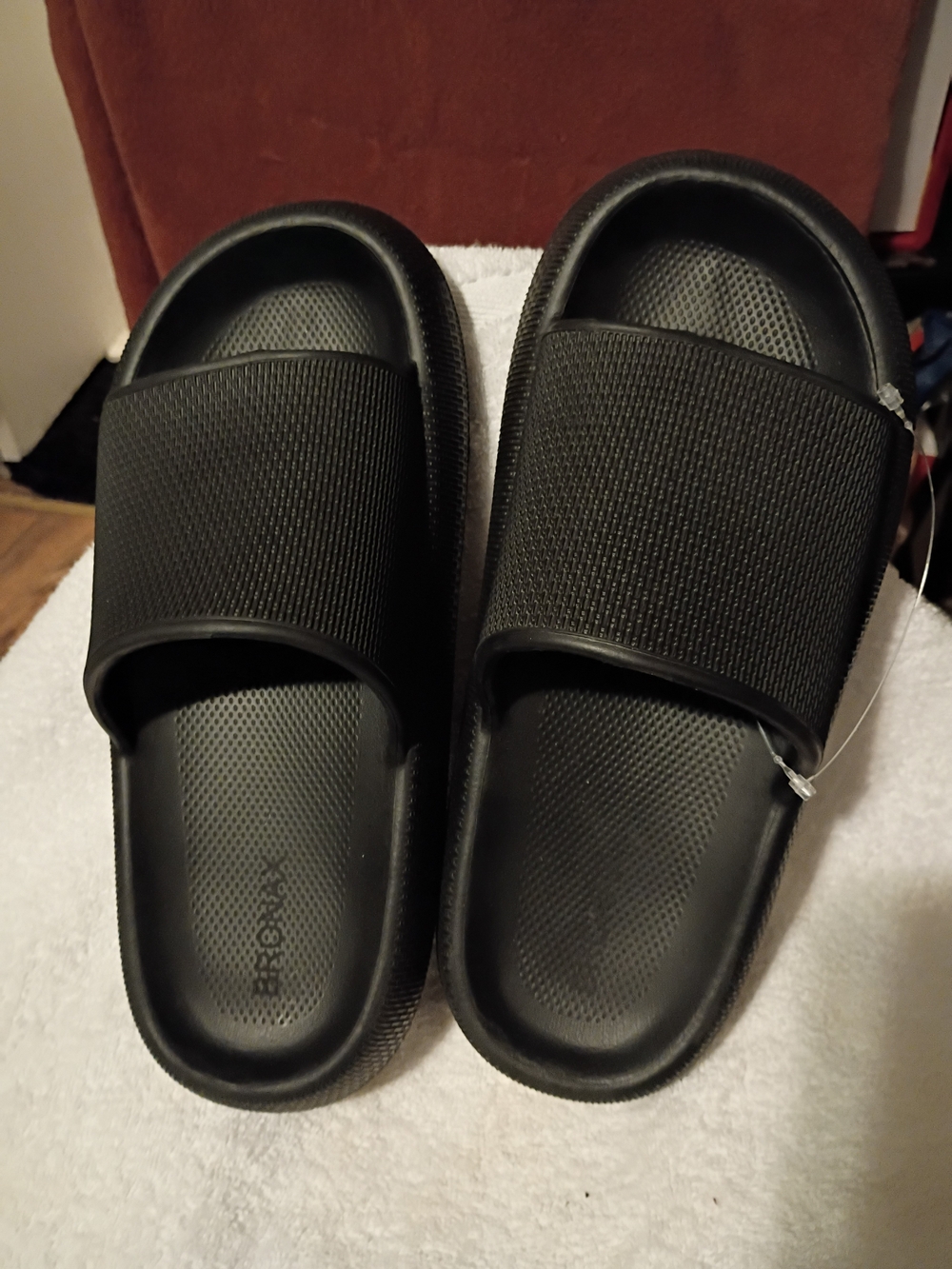 Men's Black Slide Sandals - Unbranded Comfort Slides